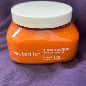 NEW & SEALED NECTARLIFE SUGAR SCRUB WITH COCONUT OIL PUMPKIN SPICE